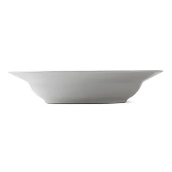 White Fluted deep plate 1, Ø 21 cm Royal Copenhagen