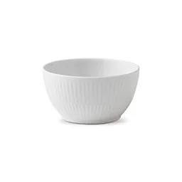 White Fluted sugar bowl, 15 cl Royal Copenhagen