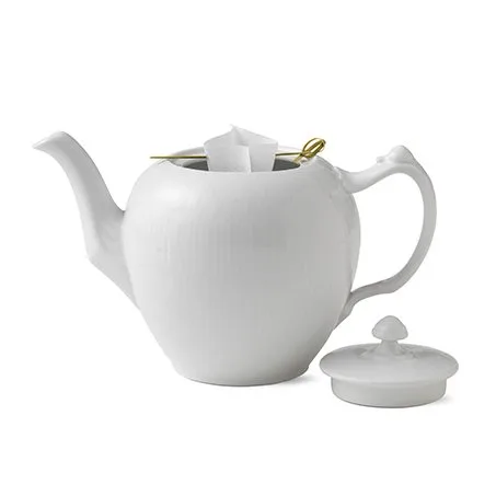 White Fluted teapot, 100 cl Royal Copenhagen
