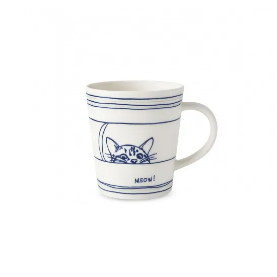 Royal Doulton Ellen DeGeneres Spring mug, cat Royal Doulton