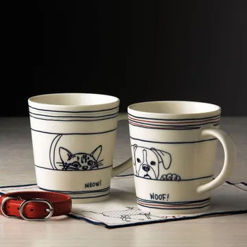 Royal Doulton Ellen DeGeneres Spring mug - cat - Royal Doulton