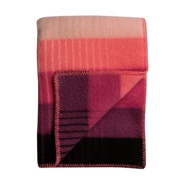 Åsmund gradient blanket 135x200 cm - Pink-green - Røros Tweed