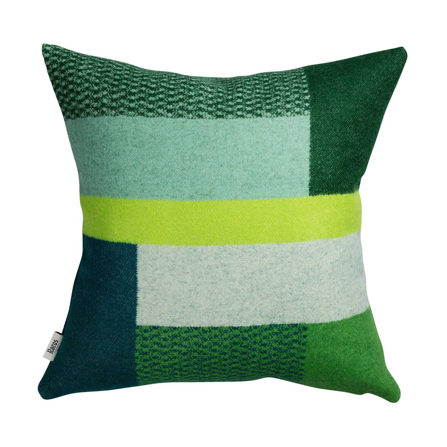 Mikkel cushion 50x50 cm, Green Røros Tweed