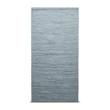 Cotton rug 75x200 cm - light grey (light grey) - Rug Solid