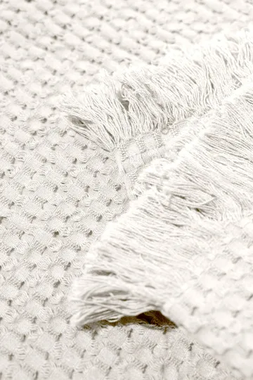 Stockholm cotton throw 130x180 cm - Champagne beige - Rug Solid