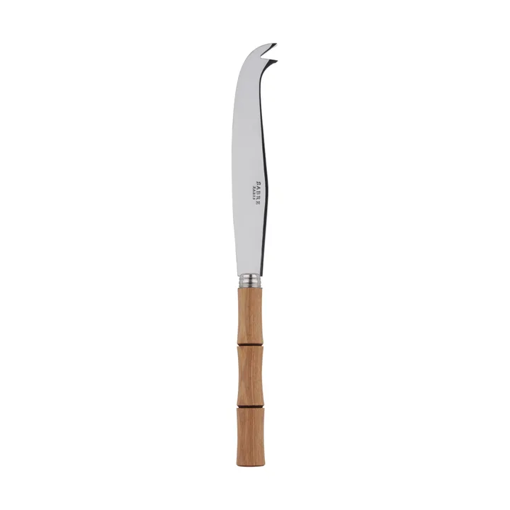 Bamboo shape cheese knife 16 cm - Light wood laminated - SABRE Paris