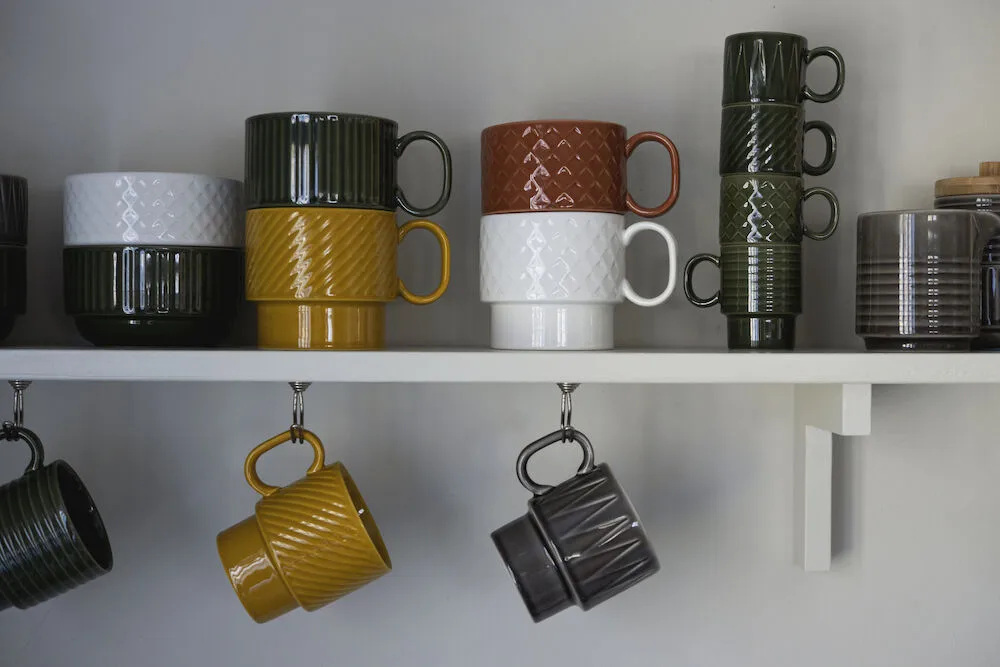 Coffee & More coffee mug 2-pack, Green Sagaform