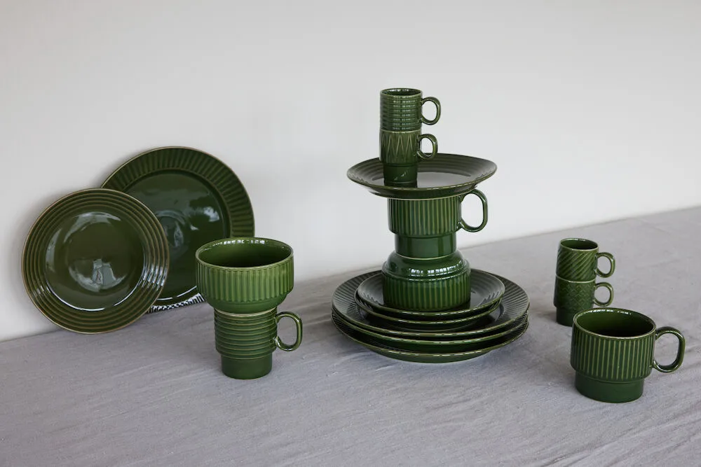 Coffee & More tea mug 2-pack, Green Sagaform