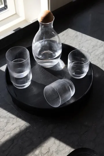 Hanna round tray Ø35 cm - Black - Sagaform