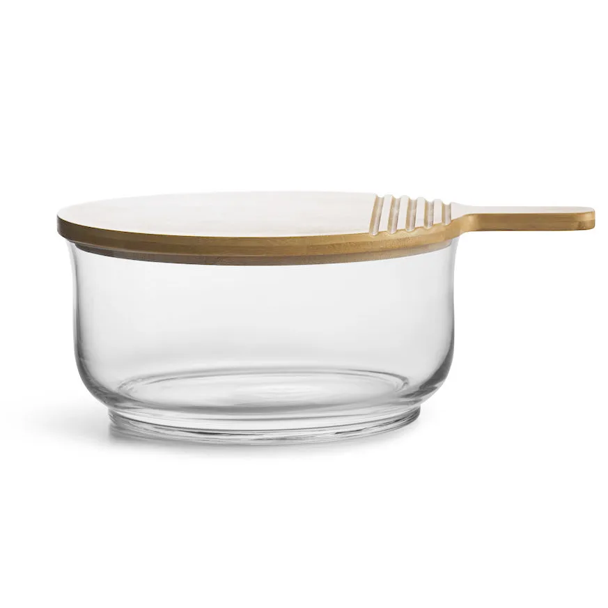 Nature salad bowl with bamboo lid, Ø21 cm Sagaform