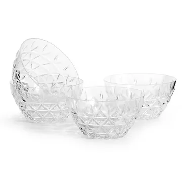 Picknick bowl 4-pack - clear - Sagaform