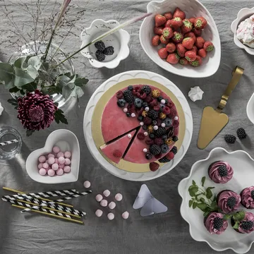 Strawberry serving bowl - white - Sagaform