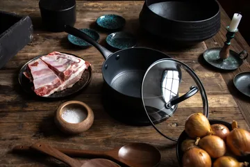 Satake saucepan sauté lightweight cast iron - 20 cm - Satake