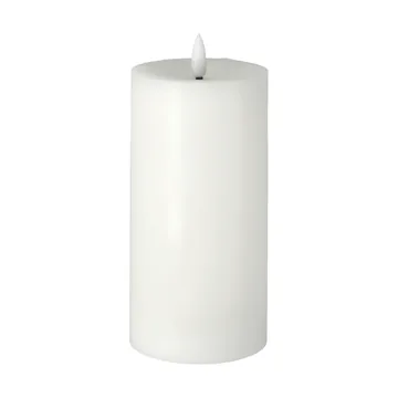 Bright Melt block candle 17,5 cm - White - Scandi Essentials