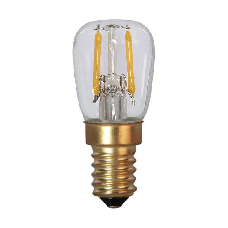 Lit dimmable light bulb E14 60lm filament, Clear, 2100K Scandi Essentials