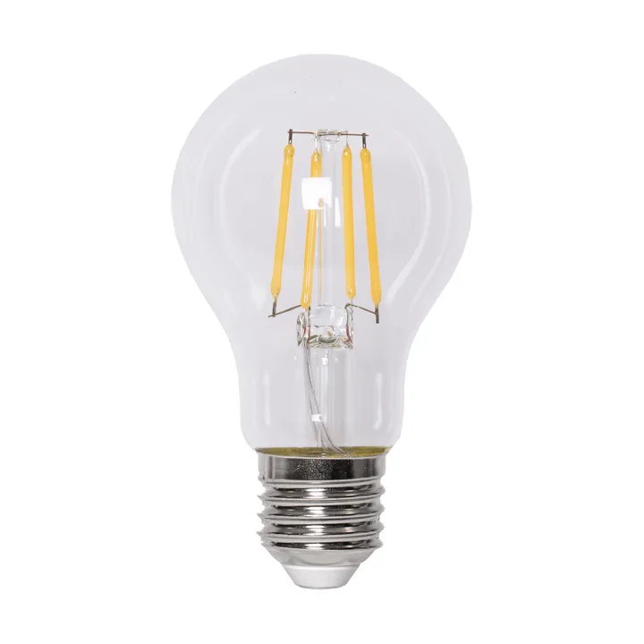 Lit dimmable light bulb E27 470lm - Clear, 3000K - Scandi Essentials