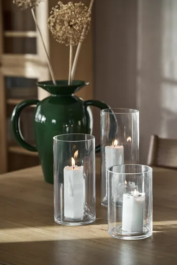 Luminous Spider web block candle - Ø6x15 cm - Scandi Essentials