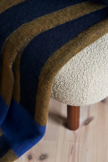 Aisles wool blanket 130x180 cm - Blue - Scandi Living