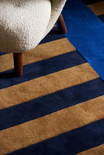 Aisles wool carpet - Blue, 170x240 cm - Scandi Living