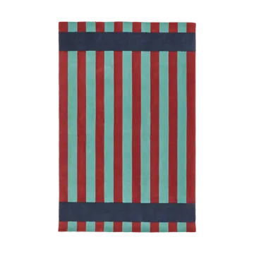 Aisles wool carpet - Green, 200x300 cm - Scandi Living