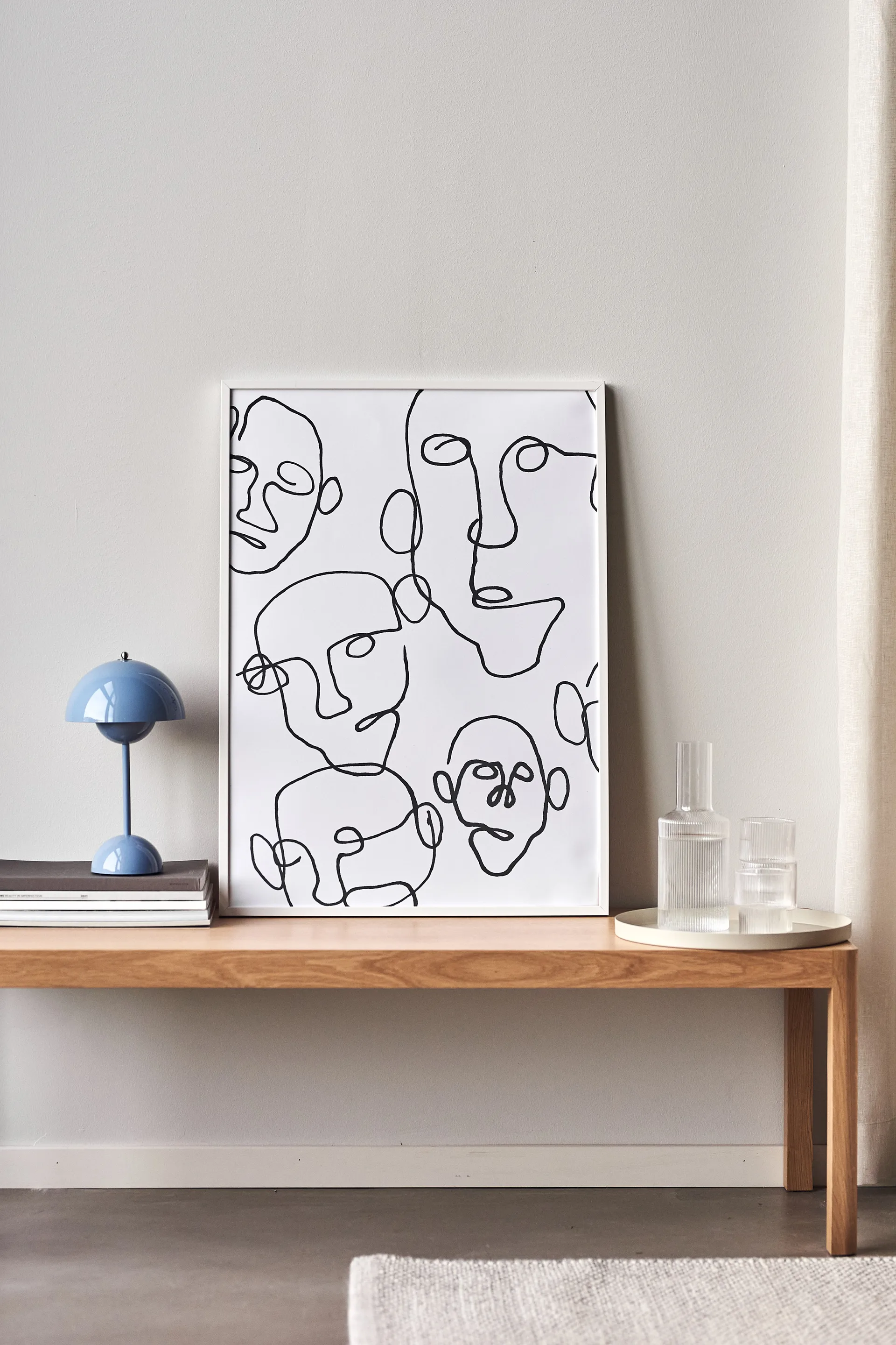 Audience poster black, 50x70 cm Scandi Living
