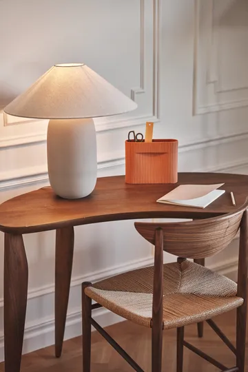 Boulder table lamp 48 cm grey-nature - Scandi Living
