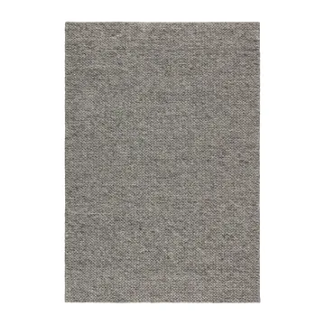 Braided wool carpet natural grey - 200x300 cm - Scandi Living