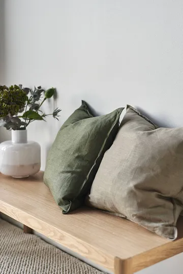 Calm pillow case linen 50x50 cm - Sand  - Scandi Living
