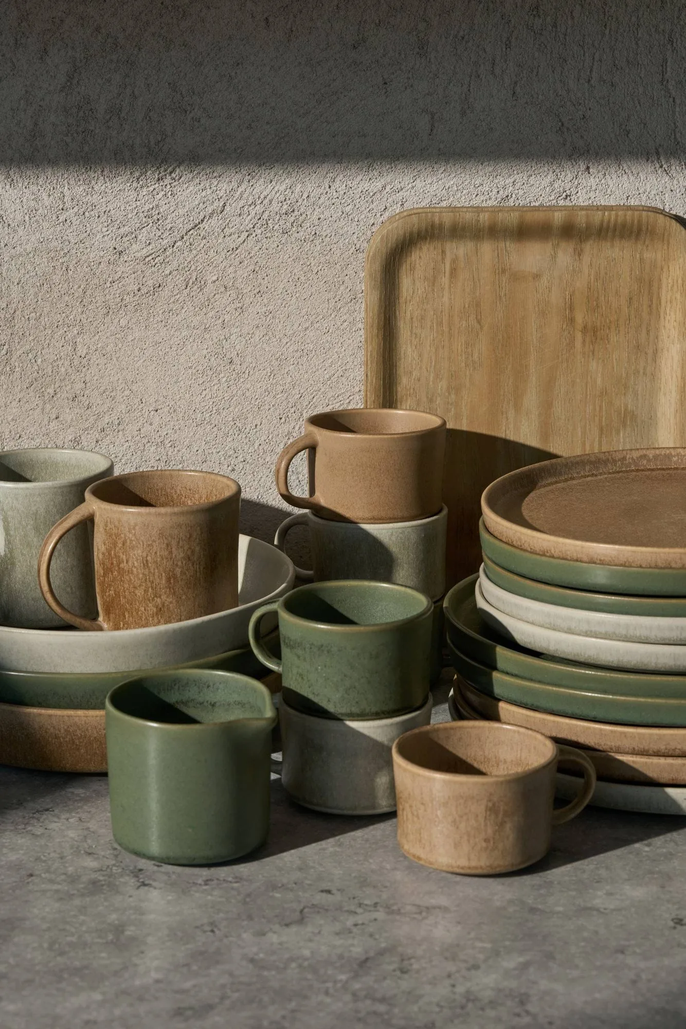 Clay pasta plate, Brown, Ø23 cm Scandi Living