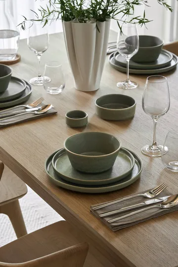Clay side plate - Green, Ø20 cm - Scandi Living