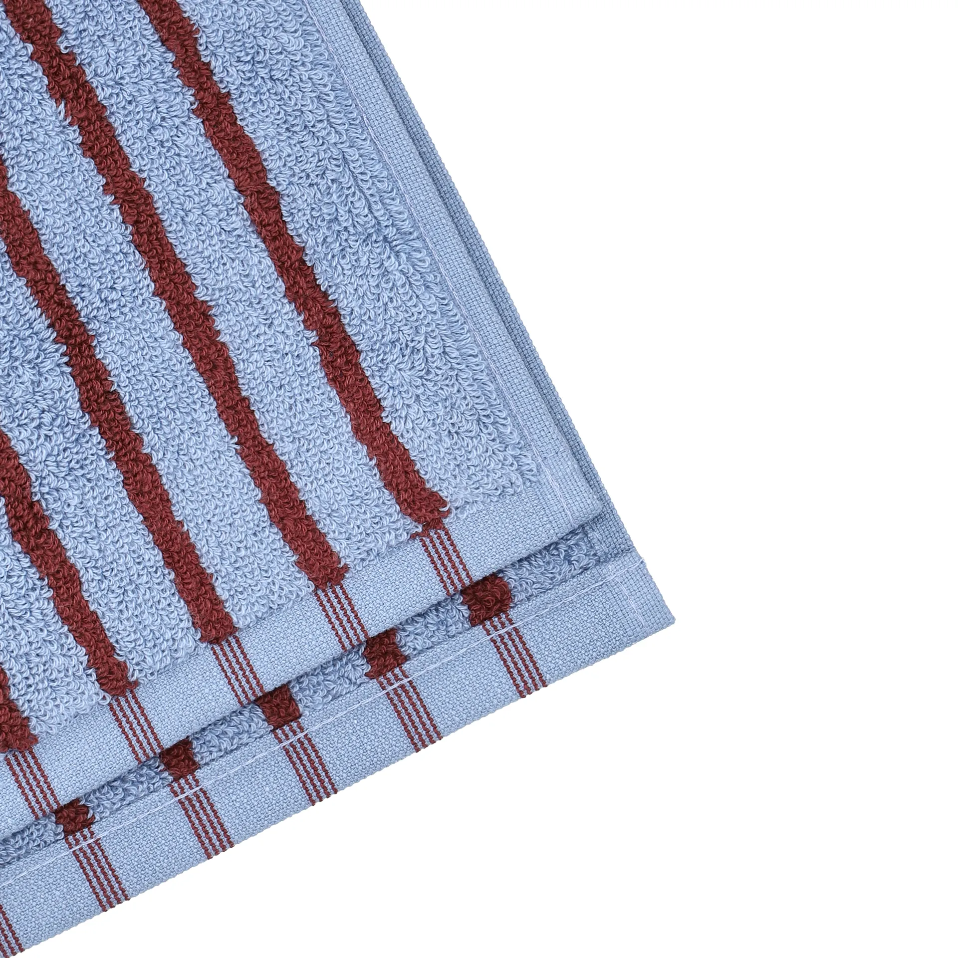 Drift bath towel 100x150 cm, Blue-red Scandi Living
