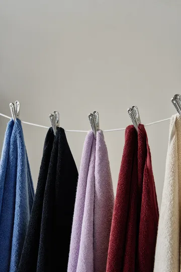 Drift bath towels 100x150 cm 2-pack - Black - Scandi Living