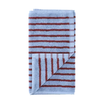 Drift towel 30x50 cm - Blue-red - Scandi Living