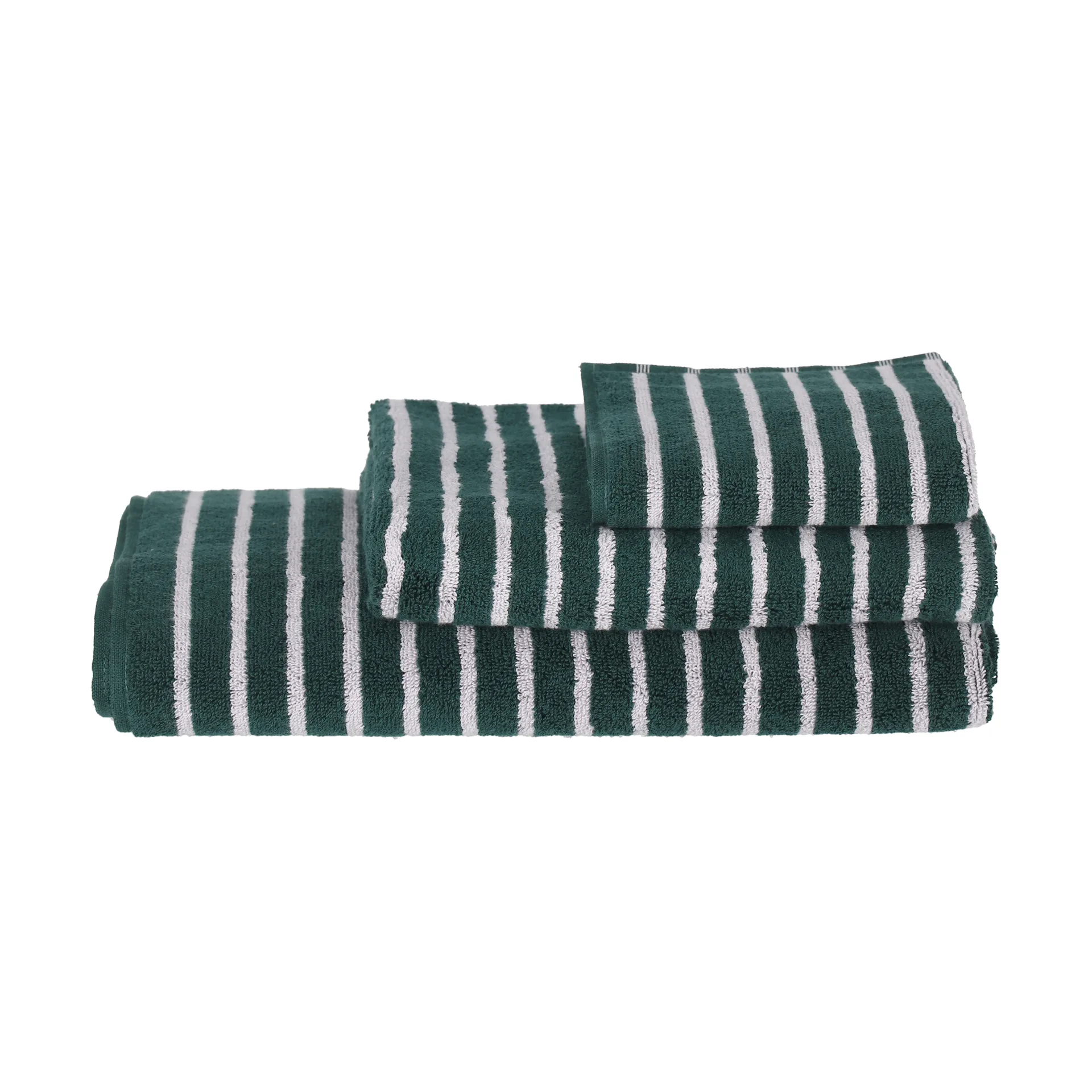Drift towel 50x70 cm, Green-purple Scandi Living