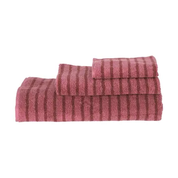 Drift towel 50x70 cm - Pink-red - Scandi Living