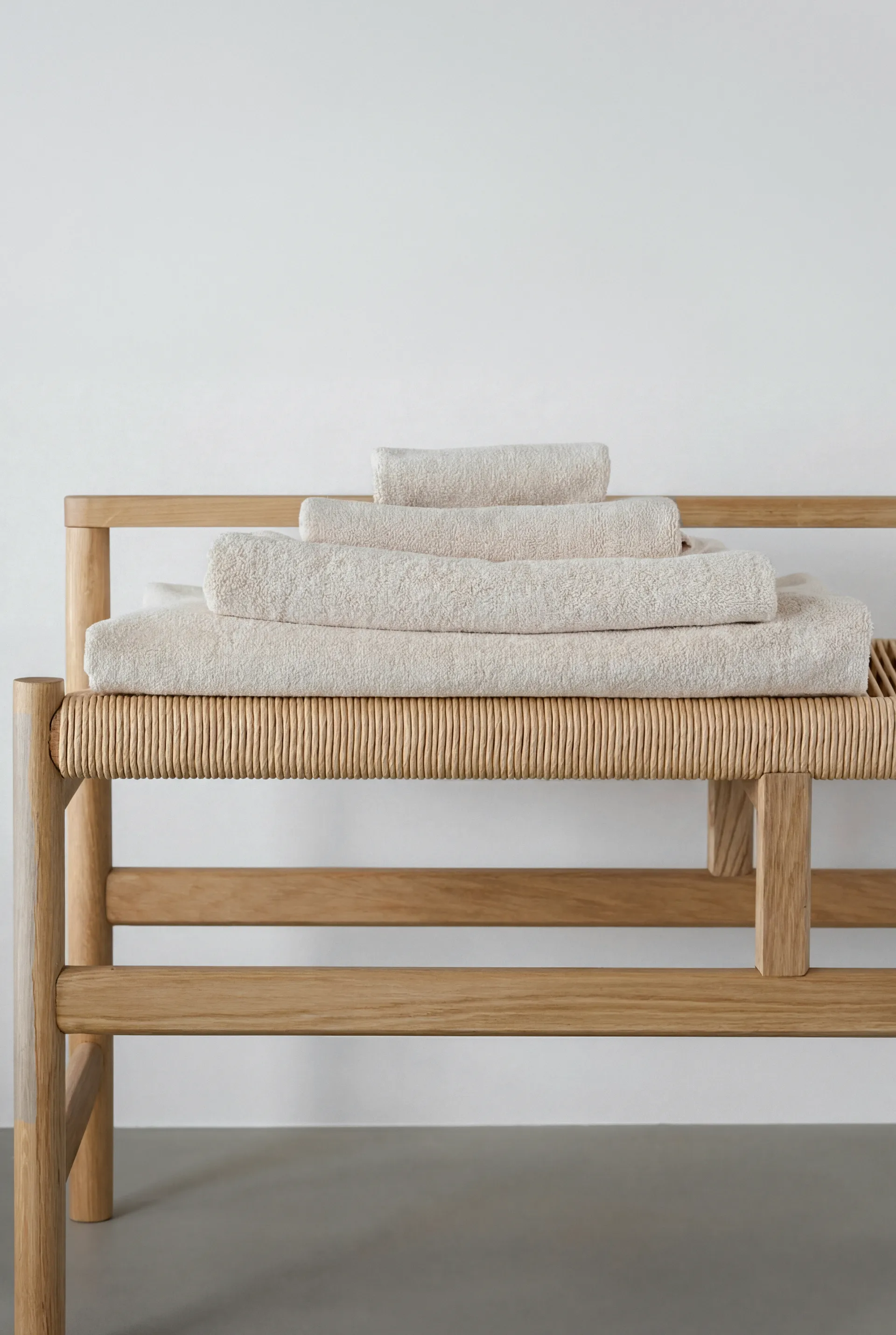 Drift towel set 4 pieces - White,  Scandi Living