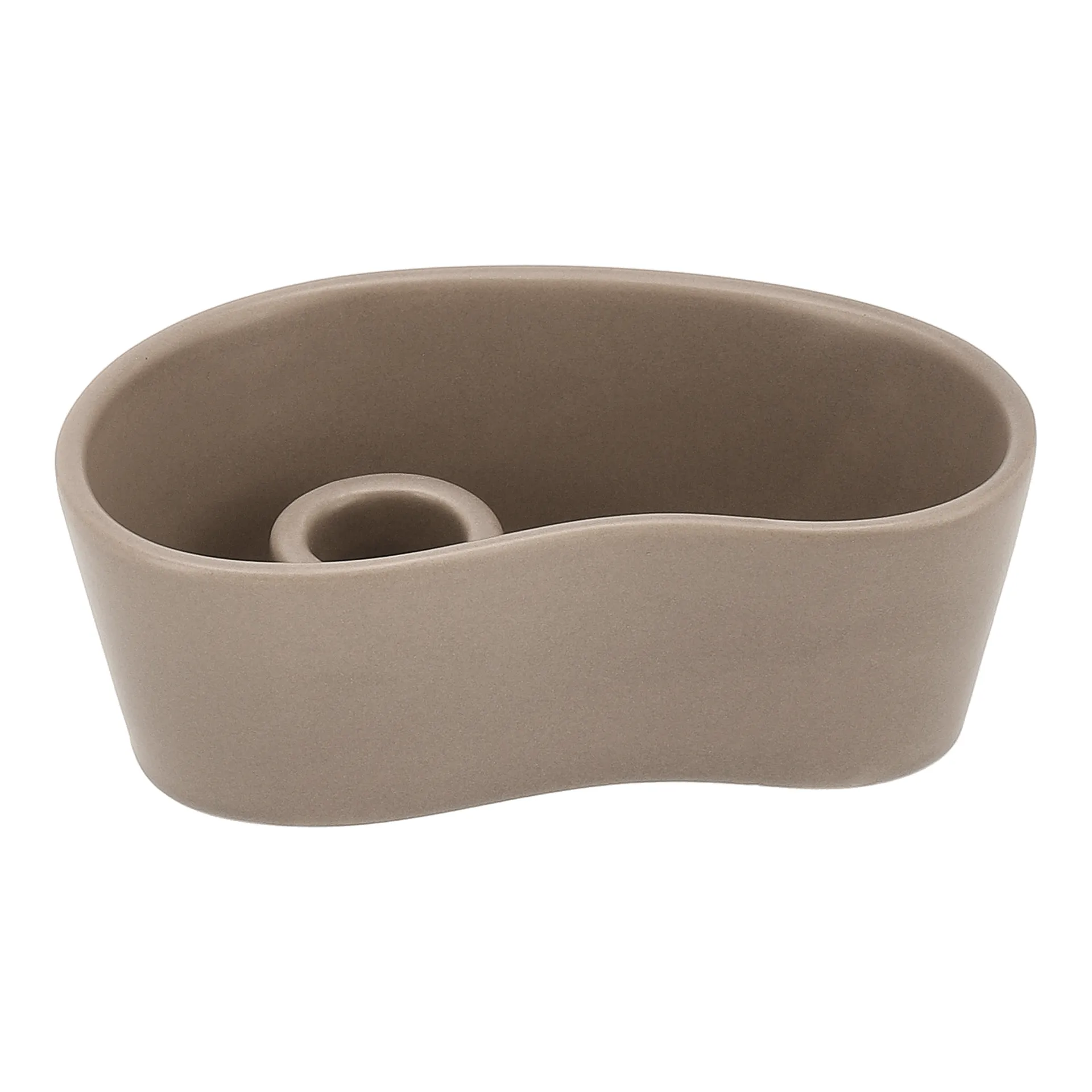 Ember candleholder, Taupe, 8x14 cm Scandi Living