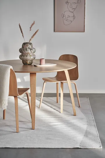 Flow kelim rug white-grey - 170x240 cm - Scandi Living