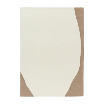 Flow wool carpet white-beige - 200x300 cm - Scandi Living