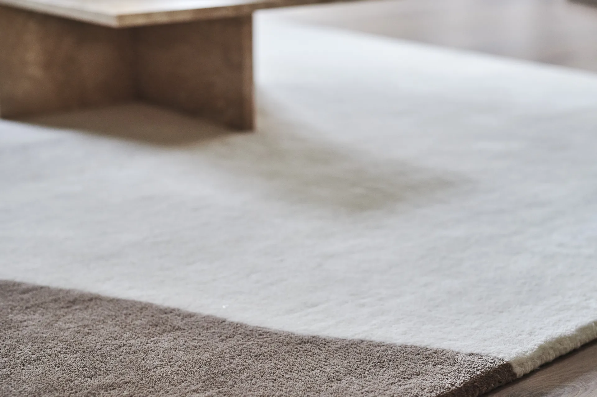 Flow wool carpet white-beige, 200x300 cm Scandi Living