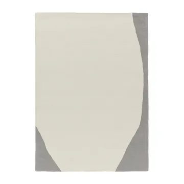 Flow wool carpet white-grey - 170x240 cm - Scandi Living