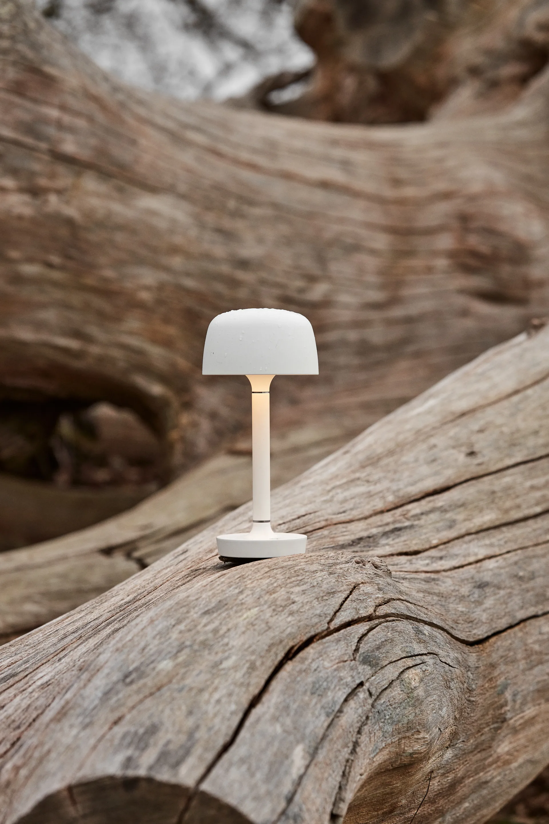Halo portable table lamp 25,5 cm, White Scandi Living