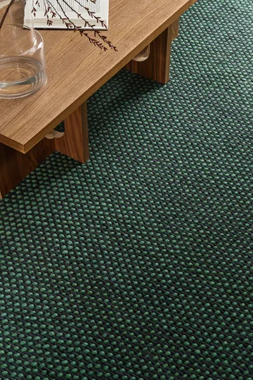 Hill wool rug - Blue-green, 200x300 cm - Scandi Living