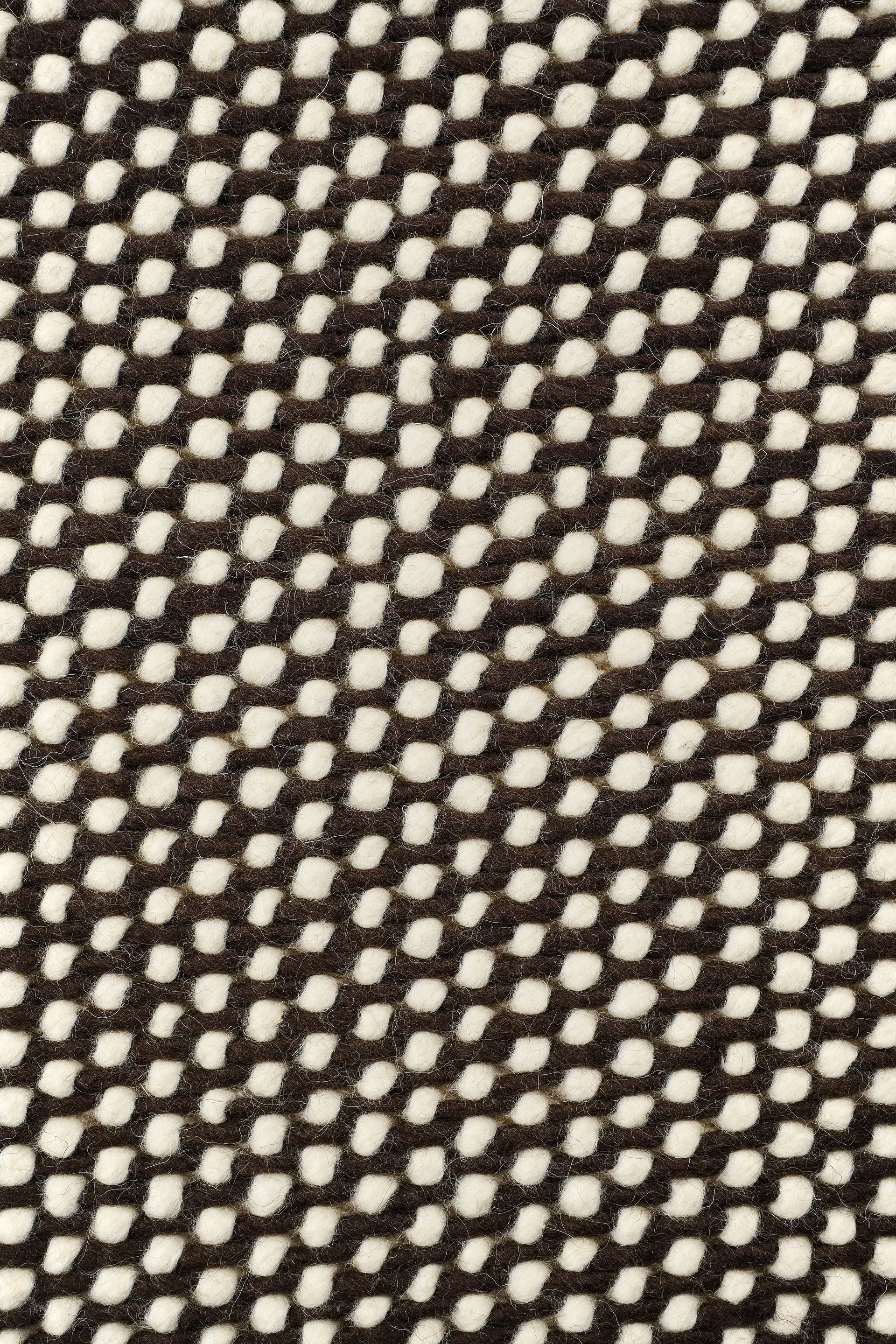 Hill wool rug, White-brown, 200x300 cm Scandi Living