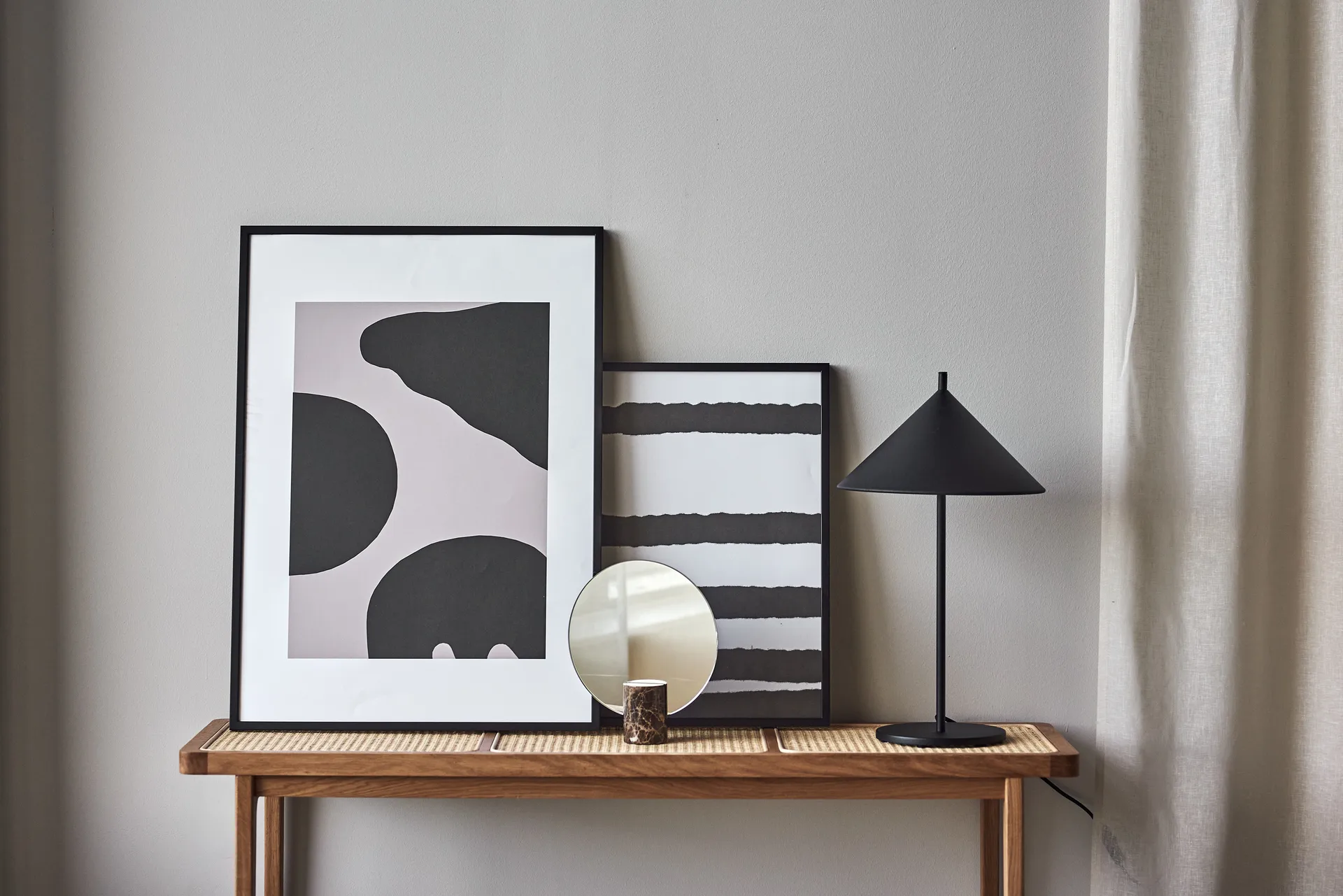 Lineage poster black, 50x70 cm Scandi Living