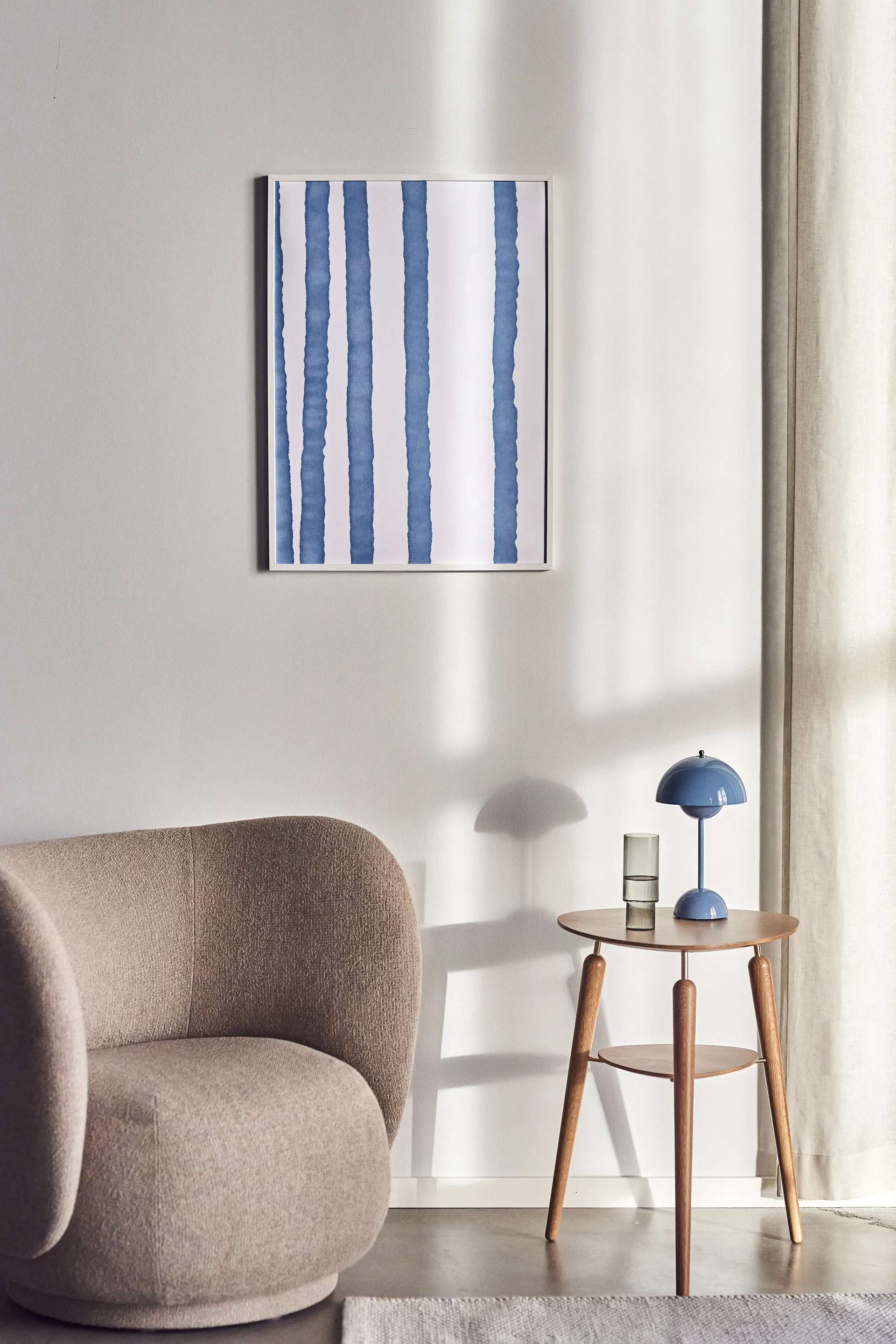 Lineage poster blue, 50x70 cm Scandi Living