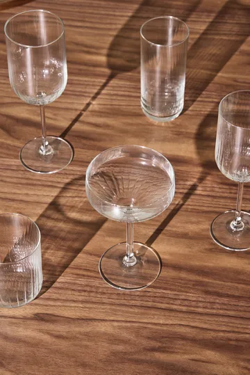 Pristine white wine glasses 32 cl 4-pack - Clear - Scandi Living