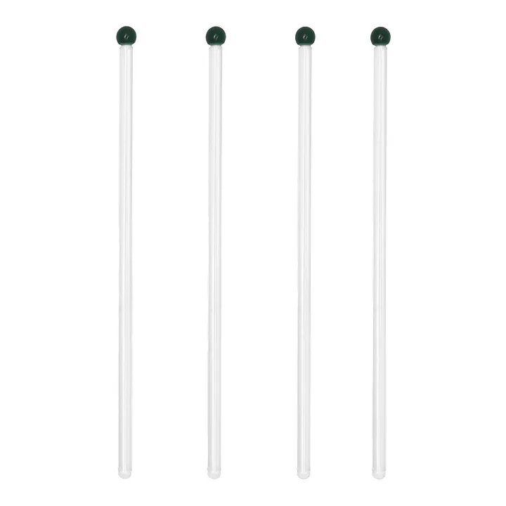 Pure cocktail stirrers 4-pack - Green - Scandi Living