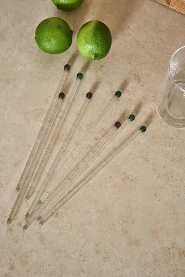 Pure cocktail stirrers 4-pack - Red - Scandi Living