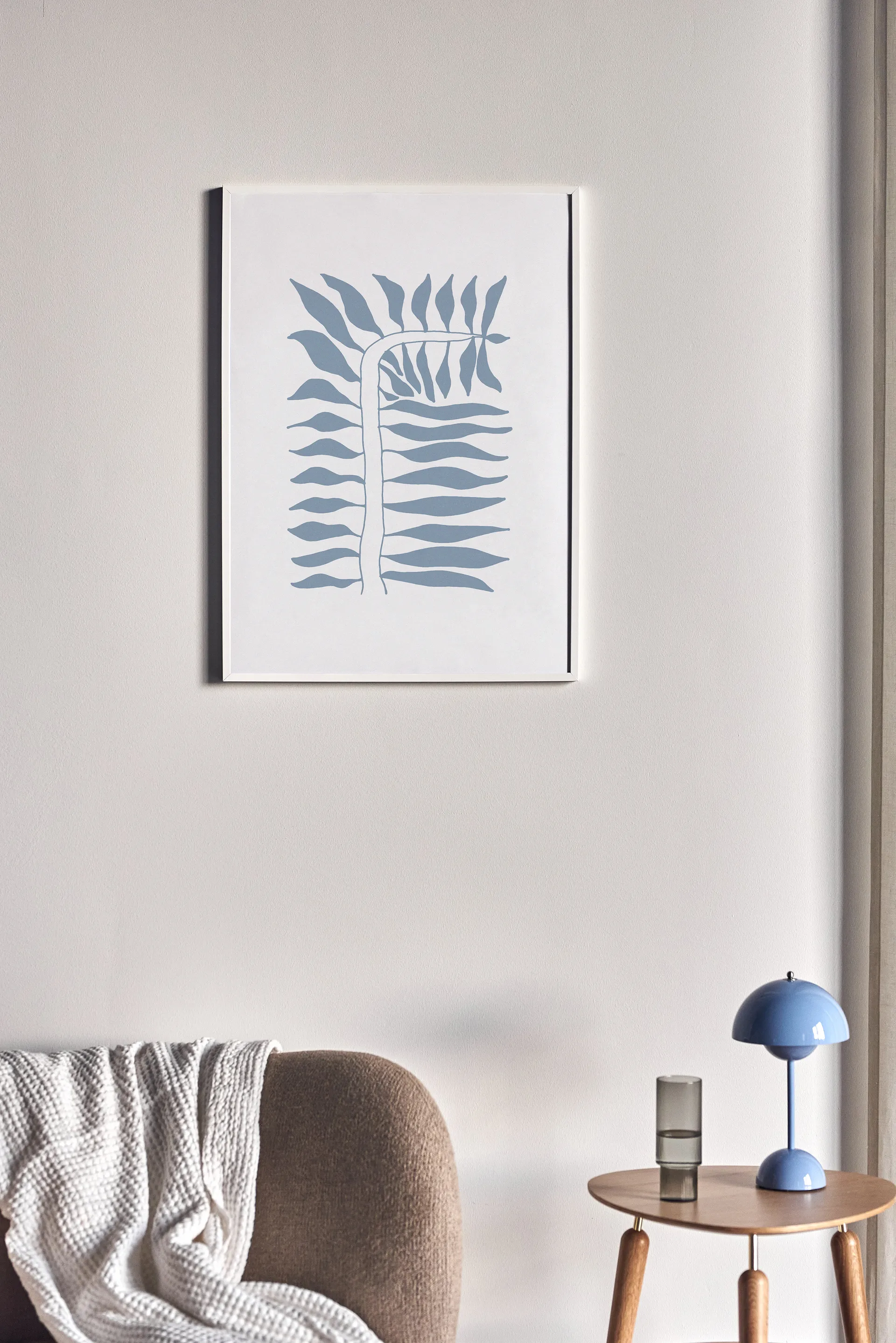 Seeding poster blue, 50x70 cm Scandi Living